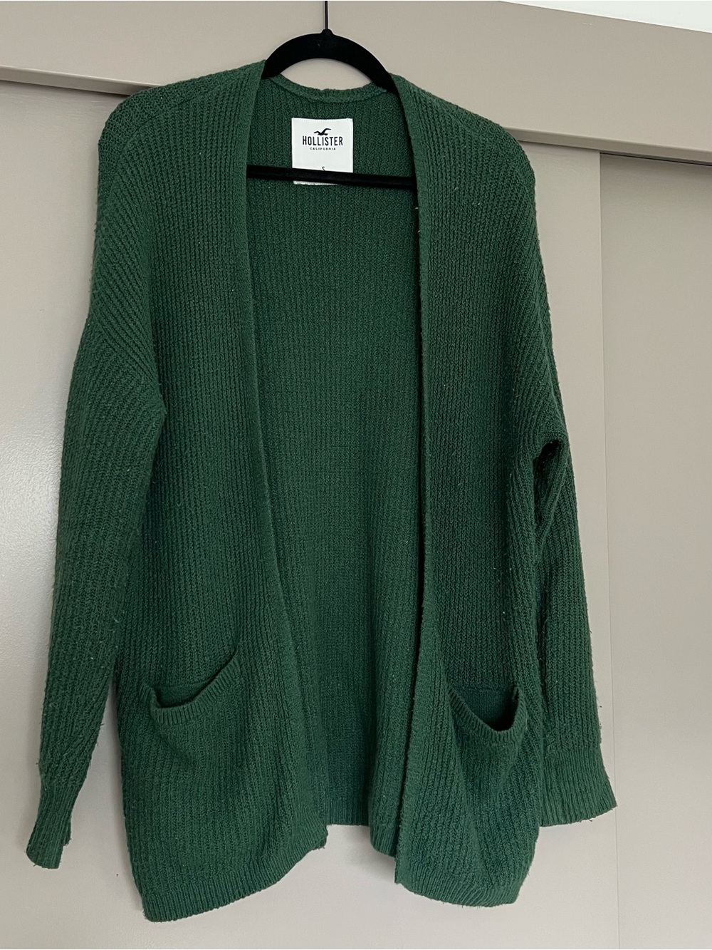 Hollister Green Slouchy Cardigan